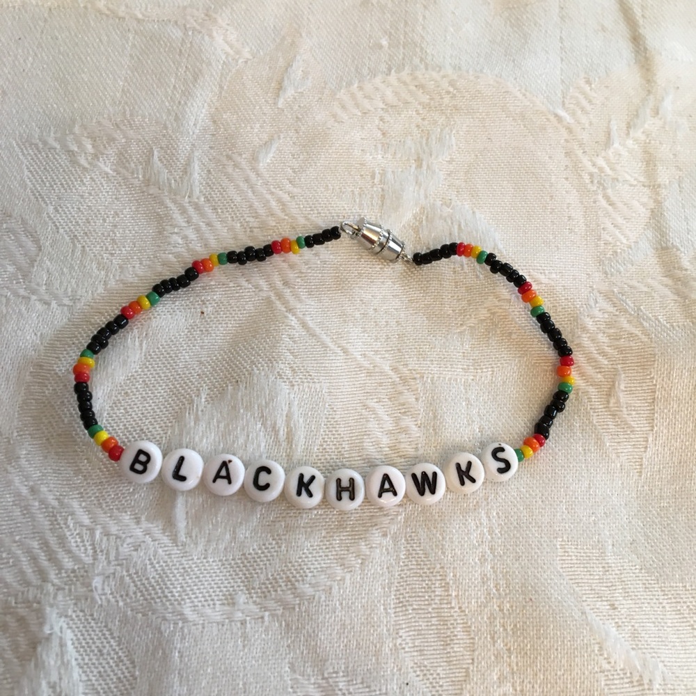 CHICAGO BLACKHAWKS 7 1/2” Bracelet-NEW